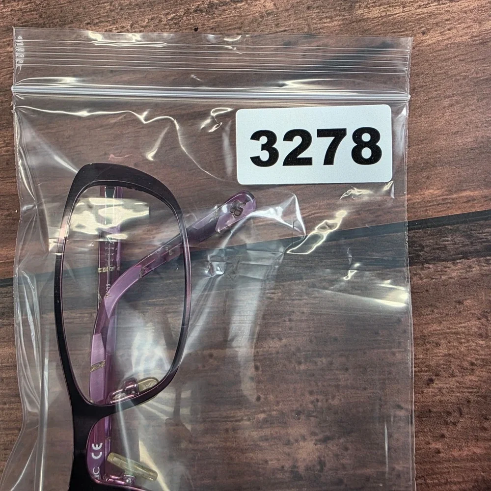 Banana Republic Aneta 0RU6‎ Plum Purple Rectangular Eyeglasses Frames 51-16-135